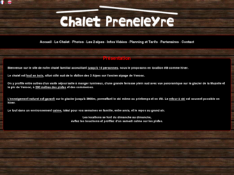 chalet2alpes.fr website preview