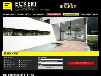 eckert-immobilier.com website preview