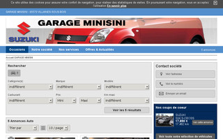garageminisini.com website preview