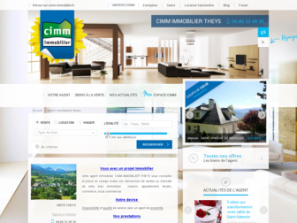 theys.cimm-immobilier.fr website preview