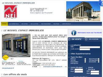 nei.fr website preview