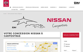 nissan-carpentras.com website preview