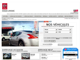 nissan-limoges.eden-auto.com website preview