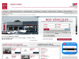nissan-tarbes.eden-auto.com website preview