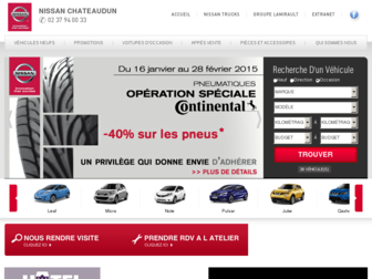 nissan-chateaudun.fr website preview
