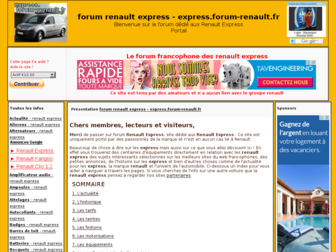 express.forum-renault.fr website preview