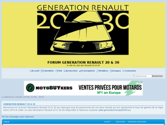 generationrenault203.forumpro.fr website preview