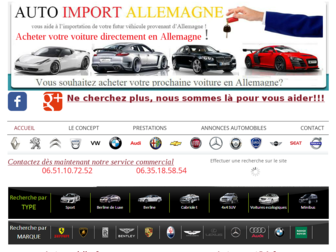 auto-import-allemagne.com website preview