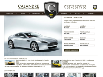 calandre-automobile.fr website preview