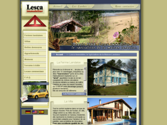 lescaimmobilier.com website preview