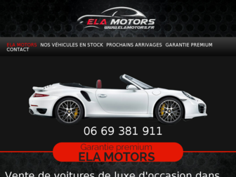 elamotors.fr website preview