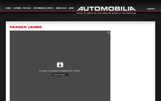 automobilia.fr website preview