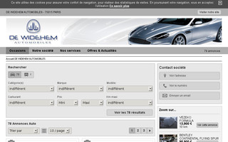 dewidehem-automobiles.com website preview