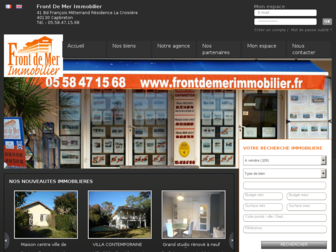 frontdemerimmobilier.fr website preview
