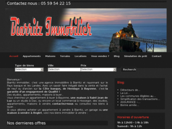 biarritz-immobilier.net website preview