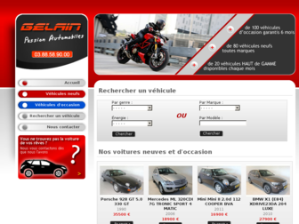 automobile-gelain.com website preview