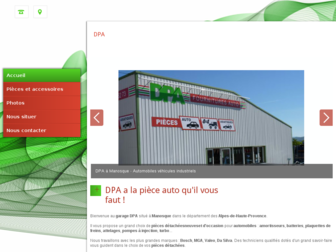 pieces-auto-dpa.fr website preview