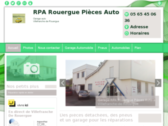 rouergue-pieces-auto.fr website preview