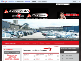axiomauto.fr website preview