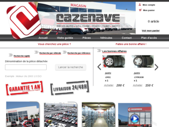 cazenave.net website preview