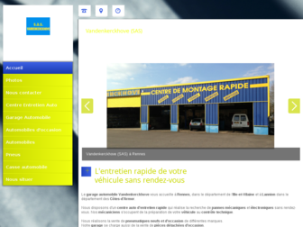 vandenkerckhove.fr website preview
