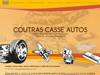 coutras-casse-autos.com website preview