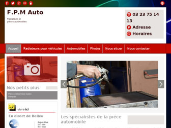 fpm-pieces-automobiles.fr website preview