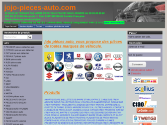jojo-pieces-auto.com website preview