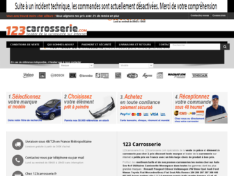 123carrosserie.fr website preview