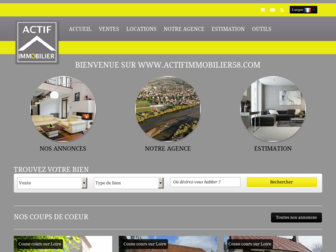 actifimmobilier58.com website preview