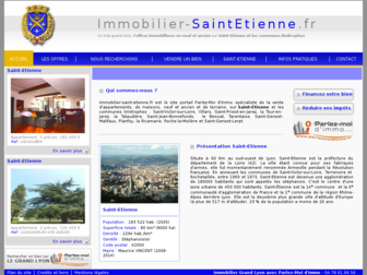 immobilier-saintetienne.fr website preview