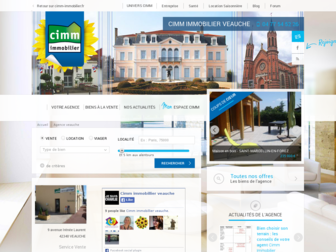 veauche.cimm-immobilier.fr website preview