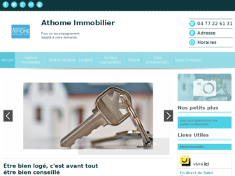 athome-immobilier-loire.fr website preview