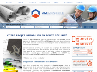 am-diagnostics.com website preview