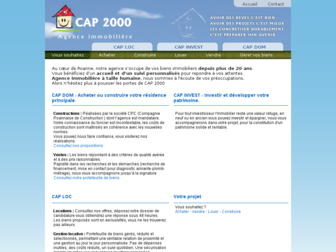 cap2000-immo.com website preview
