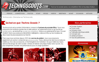 technoscoots.com website preview