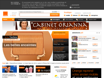 reunion.orange.fr website preview