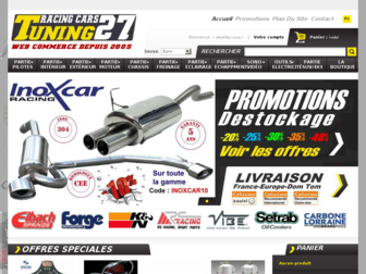 tuningracingcars27.fr website preview