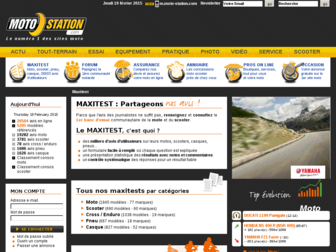 maxitest.moto-station.com website preview
