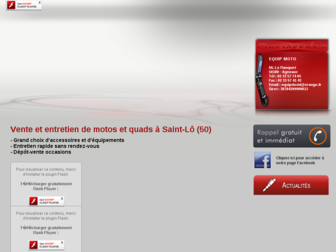 equipmoto50.fr website preview