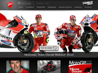 ducati.fr website preview