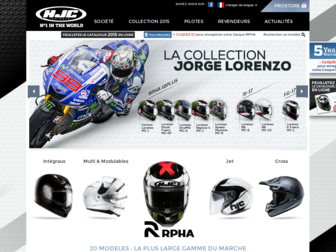 hjc-helmets.fr website preview
