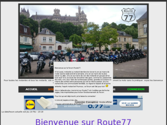 route77.forumactif.fr website preview