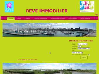 reveimmobilier.com website preview