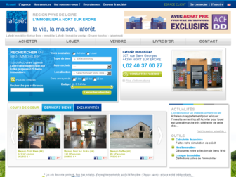 laforet-immobilier-nort-sur-erdre.com website preview