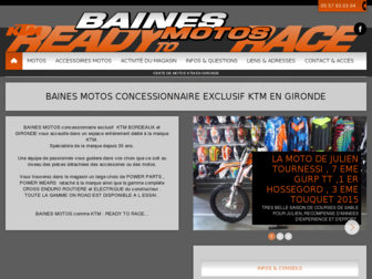 bainesmotos.fr website preview