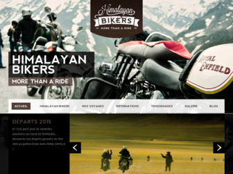 himalayanbikers.com website preview