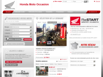 honda-motos.com website preview