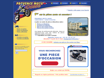 provence-moto-casse.com website preview