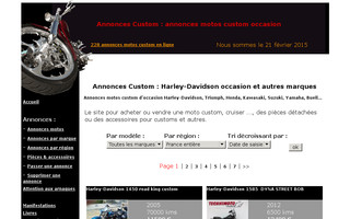 annonces-custom.com website preview